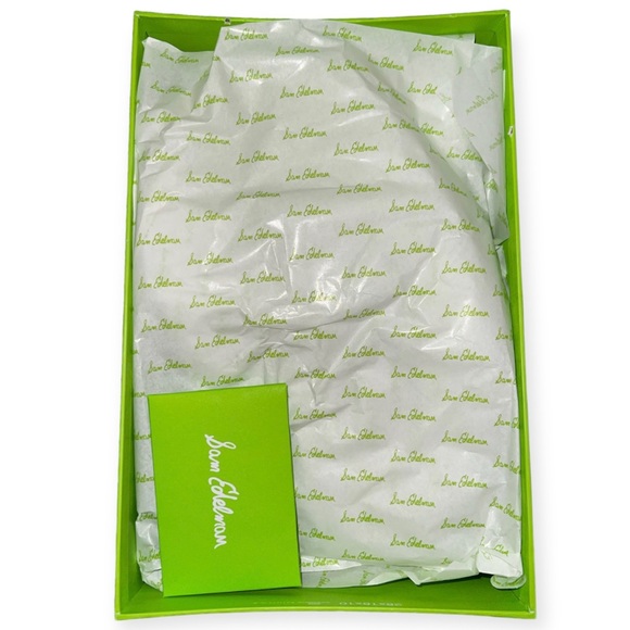 SAM EDELMAN Heels Doran Strappy Sandal Pink Confetti Croc Embossed NIB - Picture 12 of 14